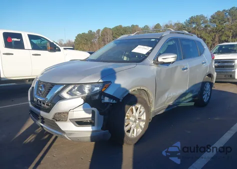 2017 Nissan Rogue Sv из США, поврежденный, VIN KNMAT2MT1HP553285